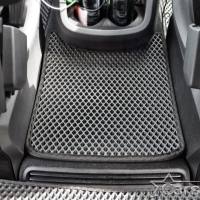 Коврики текстильные на Mercedez-Benz V-klasse II W447 (2 ряд - 2 места с проходом) (2014->)