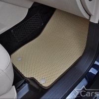 Двухслойные коврики EVA на Mercedes-Benz GL-klasse II X166 3 ряда (2012-2015)