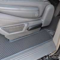 Автомобильные коврики EVA на Dodge Grand Caravan V (2007-2020) 2 ряд: кресла 2+1 без прохода