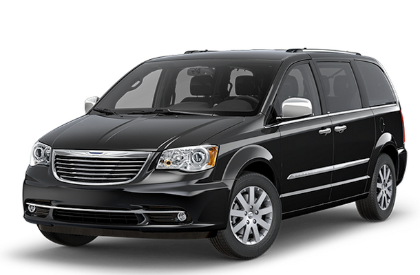 Двухслойные коврики EVA для Chrysler Grand Voyager V (2008->) 2 ряд: кресла 1+1 убираются в пол